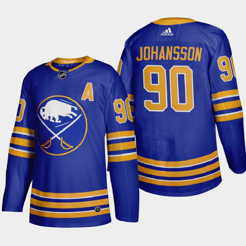 Buffalo Sabres #90 Marcus Johansson Men Adidas 2020 Home Authentic Player Stitched NHL Jersey Royal Blue